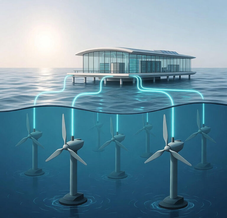 Tidal powered data centers