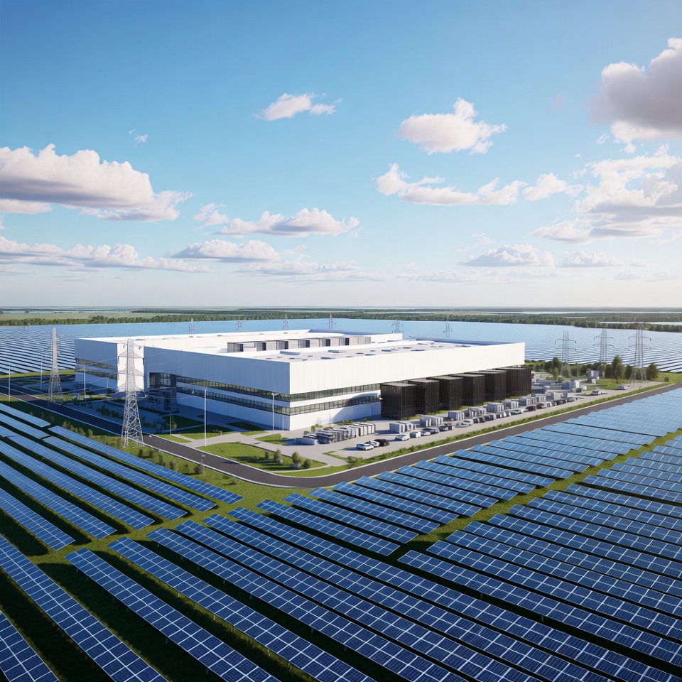 Monetize Solar Energy with Renewable-Powered Data Centers